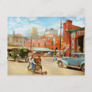 Stadt - Durham, NC - Kinder werden Kinder sein 194 Postkarte