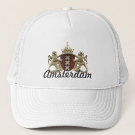 Stadt-Emblem-Kappe Amsterdams xxx Truckerkappe