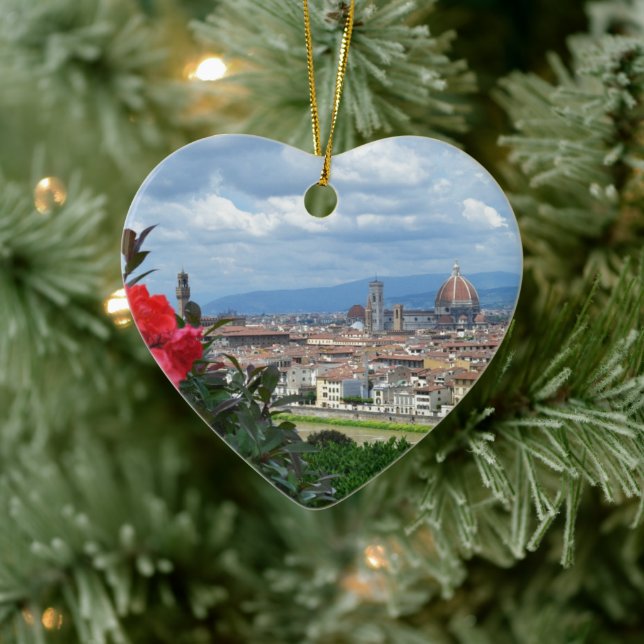 Stadt Florenz, Italien Keramikornament (Baum)