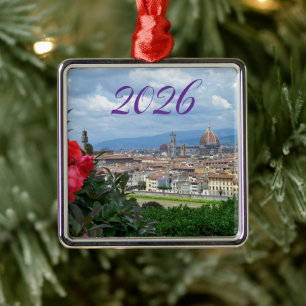 Stadt Florenz, Italien Ornament Aus Metall