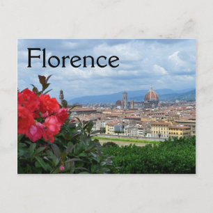 Stadt Florenz, Italien Postkarte