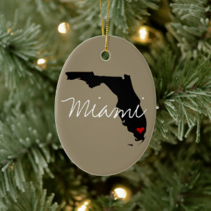 Stadt Florida Keramikornament
