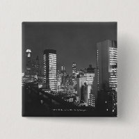 Stadt-Gebäude nachts B&W, erhöhte Ansicht