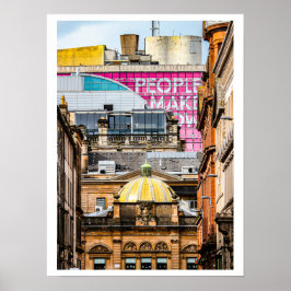 Stadt Glasgow Poster