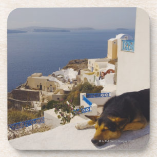 Stadt Griechenlands, Santorini Insel, Oia, Untersetzer