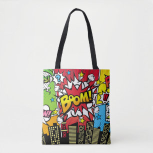 Stadt Hintergrundmaterial mit Comic-Art-Stil Sprec