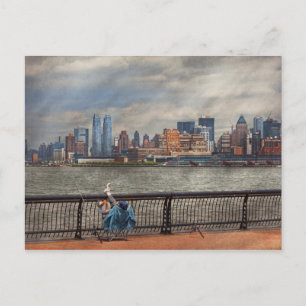 Stadt - Hoboken, NJ - Angeln - Das gute Leben Postkarte