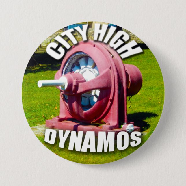 STADT-HOHE DYNAMOS BUTTON (Vorderseite)