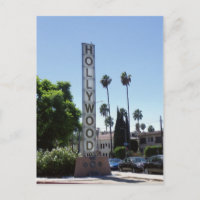 Stadt Hollywood Postcard!