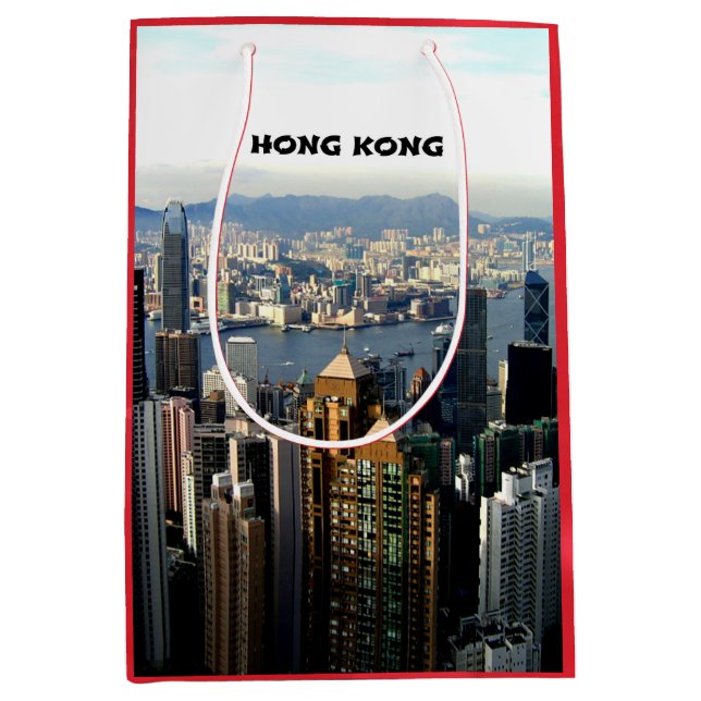 Stadt Hongkong Mittlere Geschenktüte (Vorderseite)