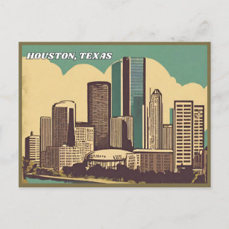 Stadt Houston, Texas Postkarte