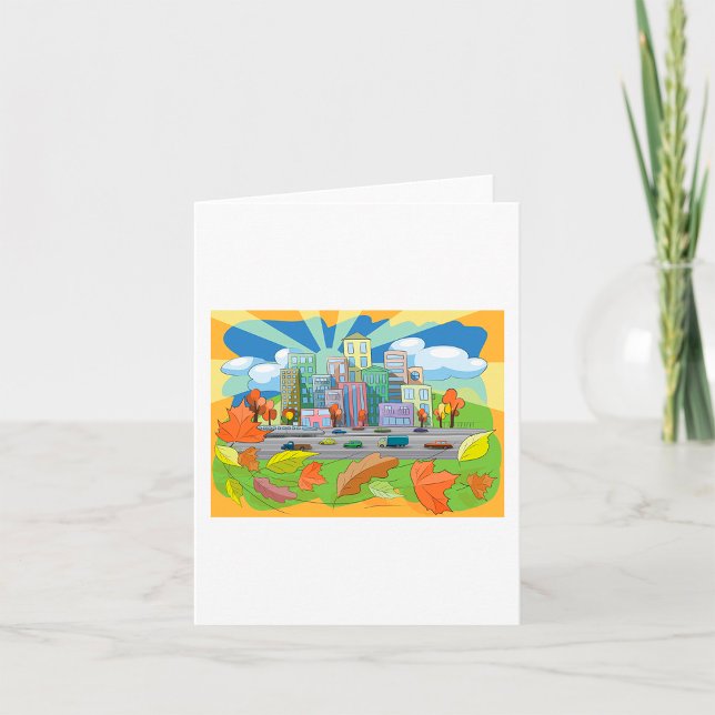 Stadt im Herbst Karte (Von Creator hochgeladen)