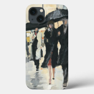 Stadt im Regen iPhone 13 Hülle