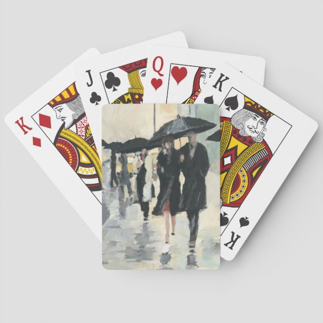 Stadt im Regen Spielkarten (Rückseite)