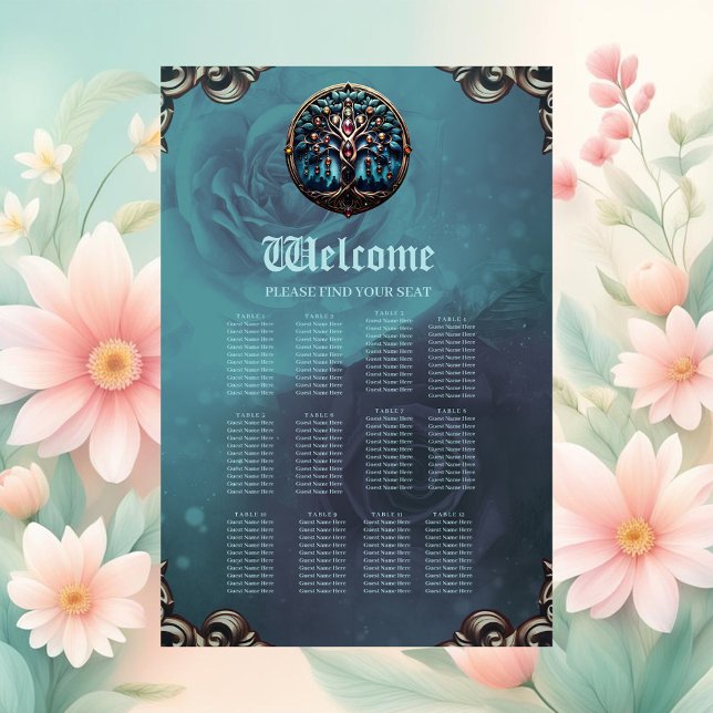 Stadt im Schatten des luxuriösen Baumes des Lebens Poster (Von Creator hochgeladen)