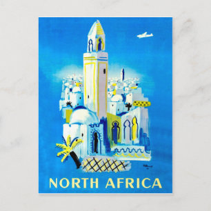 Stadt in Nordafrika, Jahrtausendreise Postkarte