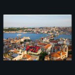 Stadt Istanbul in der Türkei Fotodruck<br><div class="desc">Stadt Istanbul in der Türkei, Aussicht vom Beyoglu Viertel.</div>
