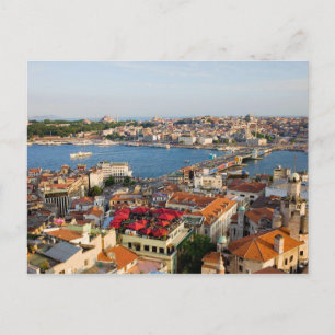 Stadt Istanbul in der Türkei Postkarte
