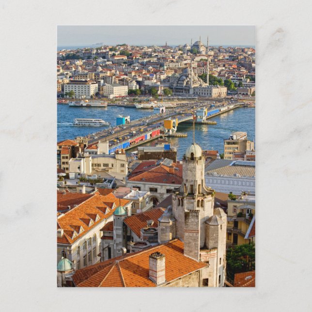 Stadt Istanbul in der Türkei Postkarte (Vorderseite)