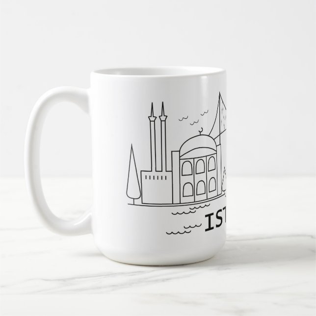 Stadt Istanbul Kaffeetasse (Links)