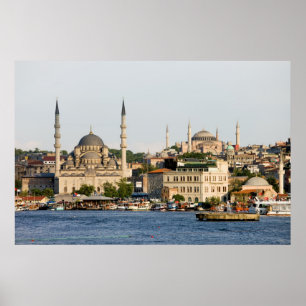 Stadt Istanbul Skyline Poster
