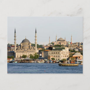 Stadt Istanbul Skyline Postkarte