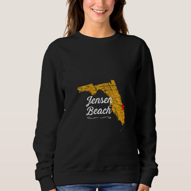 Stadt Jensen Beach Florida Fl Merch Souv Sweatshirt (Vorderseite)