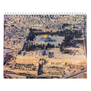 Stadt-Jerusalem-Haube des Tempelbergs alte des Kalender