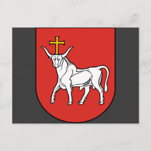 Stadt Kaunas, Litauen Postkarte