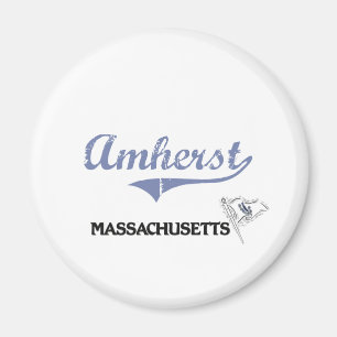 Stadt-Klassiker Amhersts Massachusetts Magnet