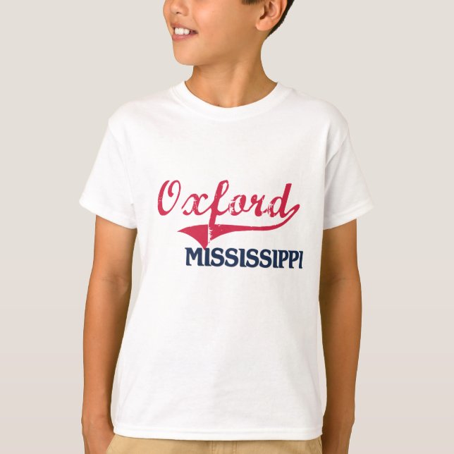 Stadt-Klassiker Oxfords Mississippi T-Shirt (Vorderseite)