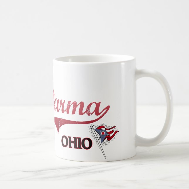 Stadt-Klassiker Parmas Ohio Kaffeetasse (Rechts)