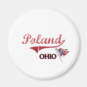 Stadt-Klassiker Polens Ohio Magnet
