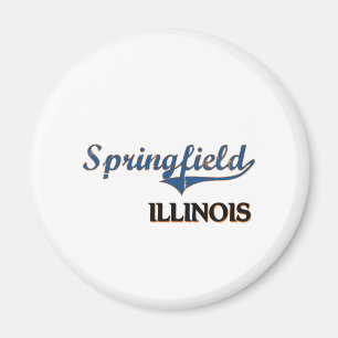 Stadt-Klassiker Springfields Illinois Magnet