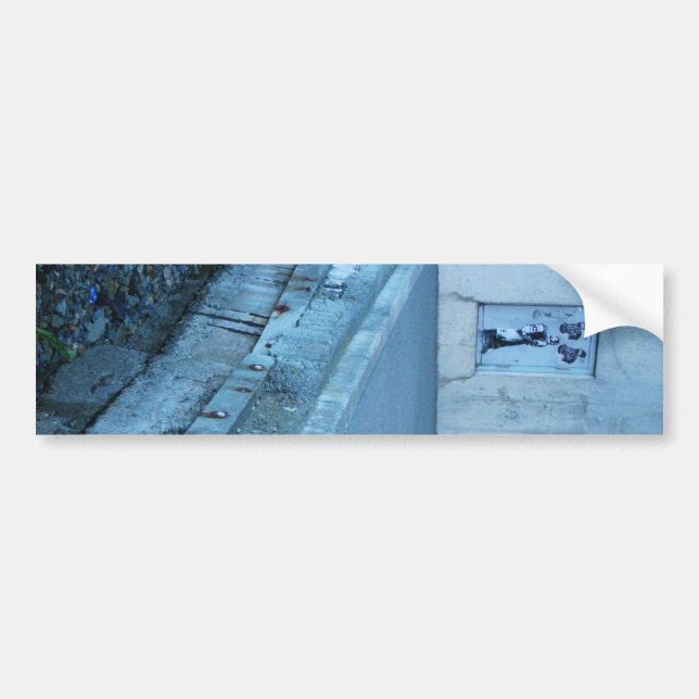 Stadt-Kunst Autoaufkleber (Vorne)