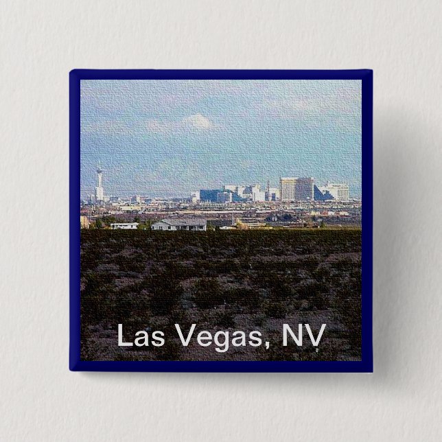 Stadt Las Vegas Button (Vorderseite)