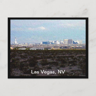 Stadt Las Vegas Postkarte