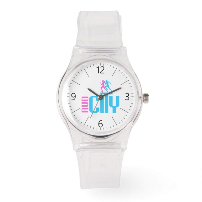 Stadt laufen armbanduhr (Vorderseite)