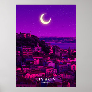 Stadt Lissabon Poster