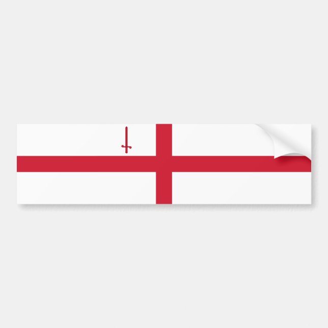 Stadt London (England) (UK Hauptstadt City) Autoaufkleber (Vorne)