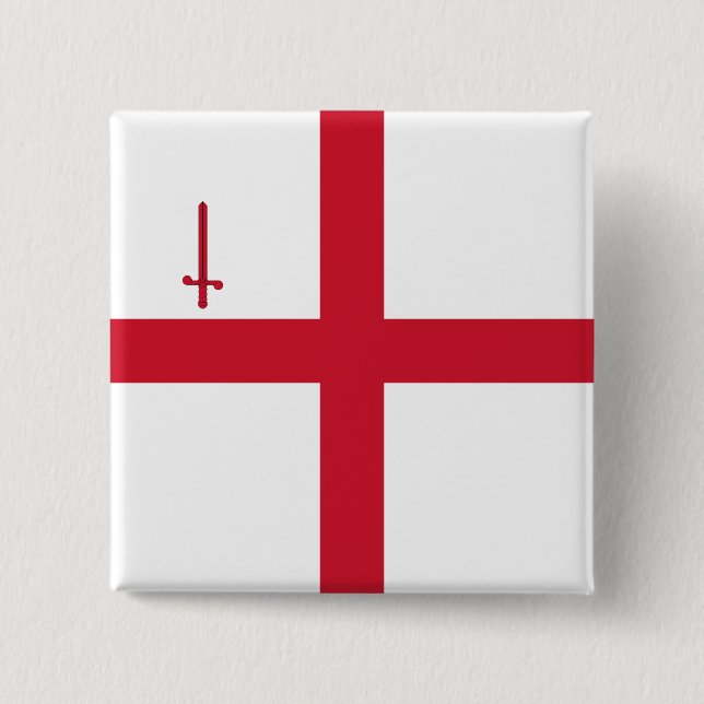 Stadt London (England) (UK Hauptstadt City) Button (Vorderseite)