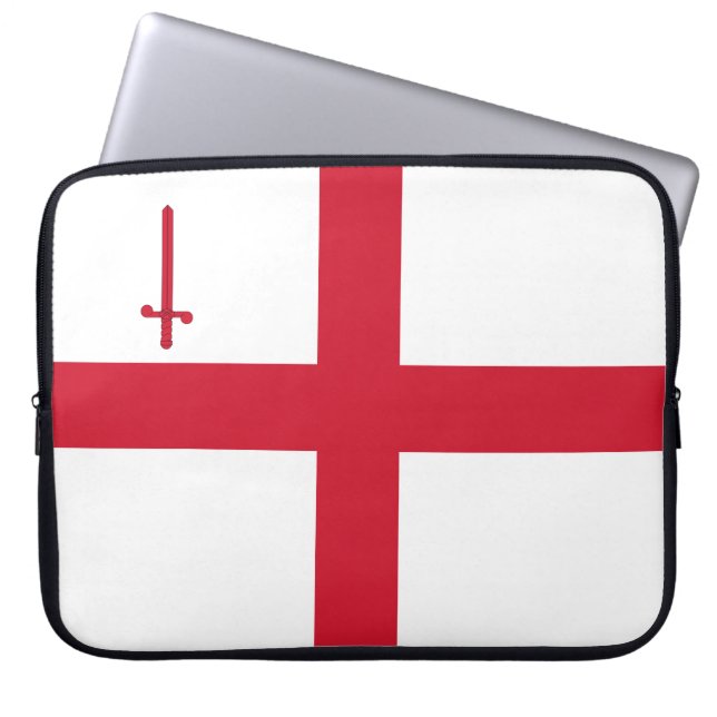 Stadt London (England) (UK Hauptstadt City) Laptopschutzhülle (Vorderseite)