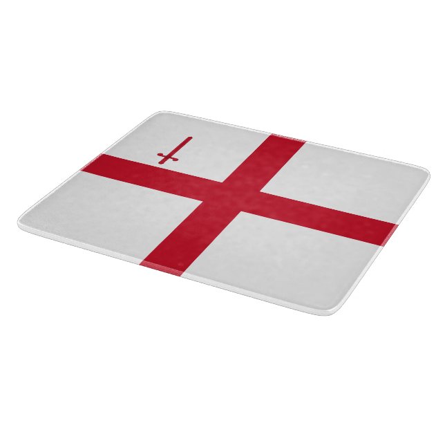 Stadt London (England) (UK Hauptstadt City) Schneidebrett (Ecke)