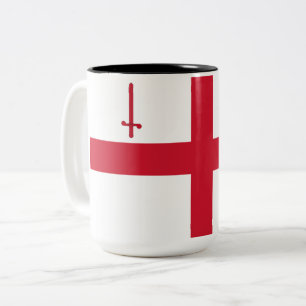 Stadt London (England) (UK Hauptstadt City) Zweifarbige Tasse
