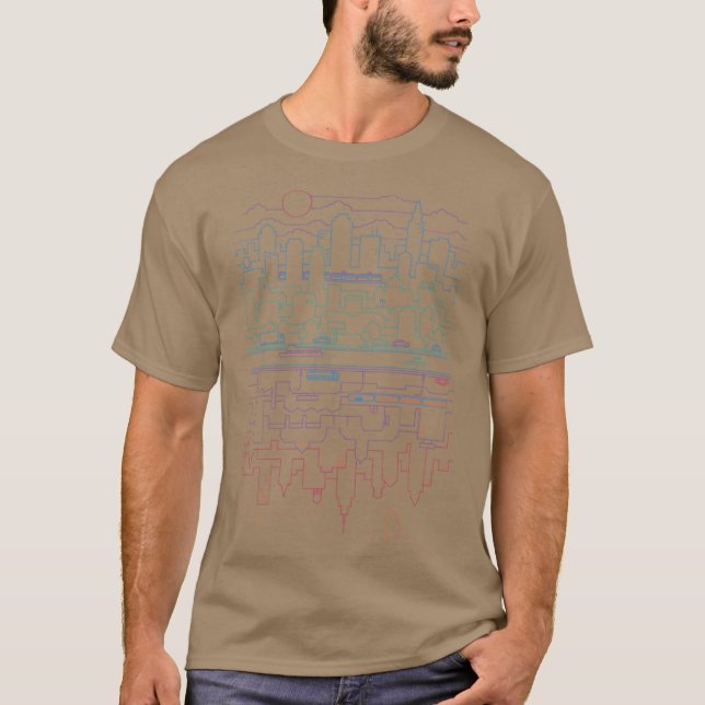 Stadt lustig T-Shirt (Vorderseite)
