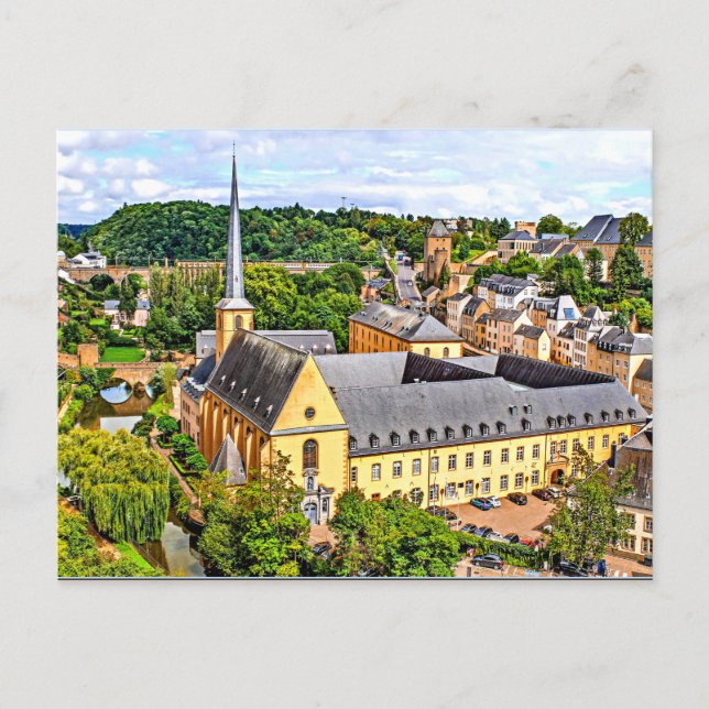 Stadt Luxemburg Postkarte (Vorderseite)