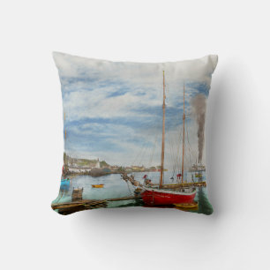 Stadt - Mackinac Island MI - Seemann 1906 Kissen