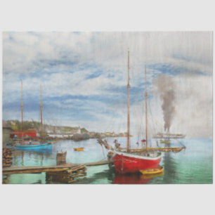 Stadt - Mackinac Island MI - Seemann 1906 Seidenpapier