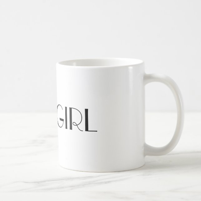 STADT-MÄDCHEN Zitat-Kaffee-Tasse Tasse (Rechts)