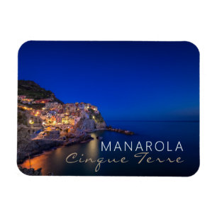Stadt Manarola im Cinque Terre im Abend Magnet